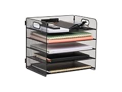 Mind Reader 5 Tier Paper Tray Desktop Organizer