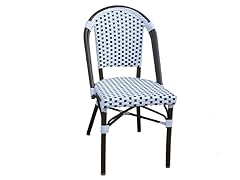 Faux Bamboo Wicker Bistro Chair