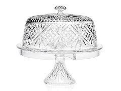 Dublin 10.5" Rnd 4" Dome Cake Plate