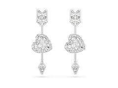 Swarovski Idyllia Heart w/ Arrow Drop Earrings
