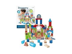 Discovery Kids Wood Castle Blocks Set