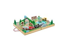 Melissa & Doug Take-Along Railroad Set