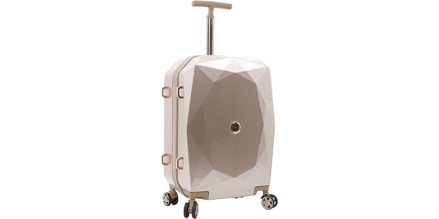 Kensie Women's Gemstone Luggage – Rose Gold, Stylish 2-Piece Set - Image 3