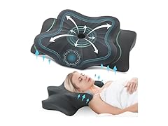 DONAMA Cervical Pillow, Dark Grey