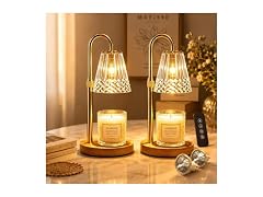 Candle Warmer Lamp with Timer Dimmable 2PCS