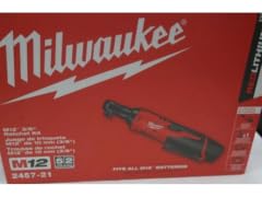 Milwaukee 2457-21 3/8-in Cordless M12 Ratchet Kit
