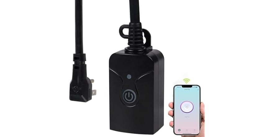HBN Outdoor Smart WiFi Plug Outlet Alexa and Google Home Assistant
