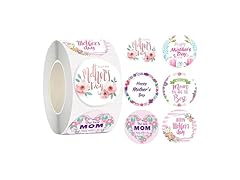 1000Pcs Mother's Day Stickers 1.5inch 
