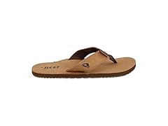 Reef Leather Smoothy Mens Flip Flop, 16