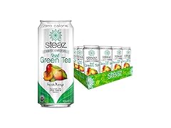 12PK Steaz Organic Zero Calorie Iced Green Tea