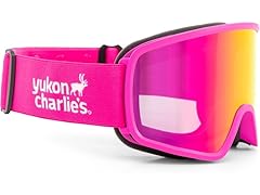 Yukon Charlie's Headwall Adult Snow Goggles Flamingo