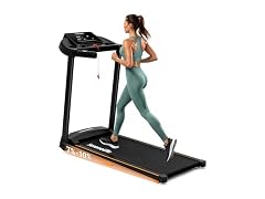 SereneLife Treadmill with Incline & Handle Bars, Midnight Black