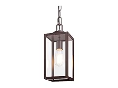 BesLowe 1-Pack Outdoor Pendant Light, 13”