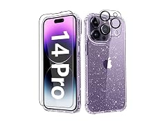 MIODIK for iPhone 14 Pro Case Clear