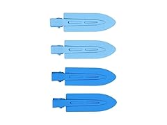 Crease Free Hair Clips Set of 4, Ombre Blue