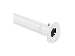 Amazon Basics Closet Rod, Adjustable, Chrome Finish