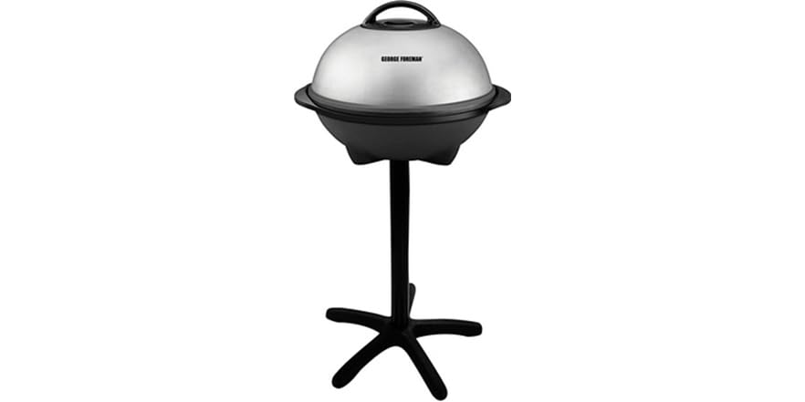 George Foreman Indoor Outdoor Electric Barbecue Grill