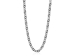 Blackjack Jewelry Steel Stainless Steel 24" Cuban Link Chain