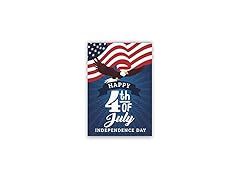 Meltelof Happy 4th of July Garden Flag