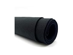 Ice Fabrics Craft Felt Fabric by The Yard, Black