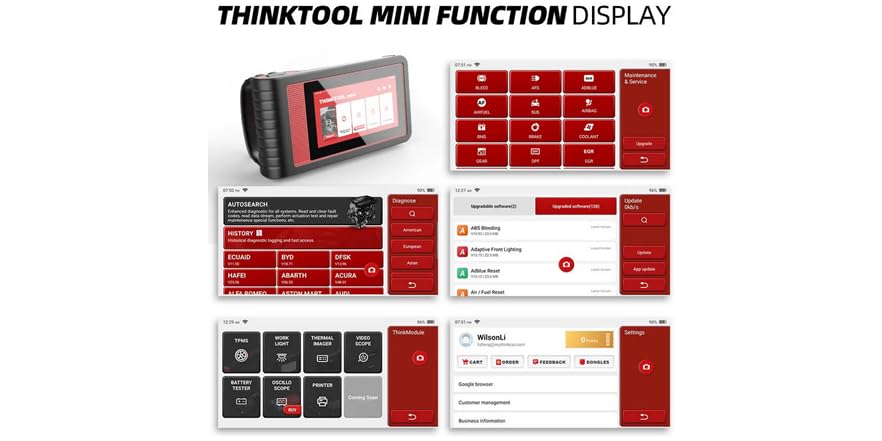 THINKCAR Thinktool Mini Full System Scanner