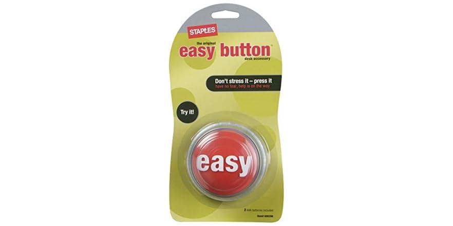 Staples Easy Button