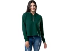 Lee Women's (2XL) Women's Quarter Zip Fleece Hoodi