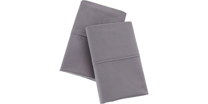 Purity Organic Cotton Gingham Lodge Pillowcase Set in Natural