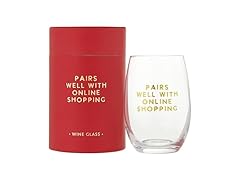 Santa Barbara Design Studio Holiday Stemless Wine Glass 