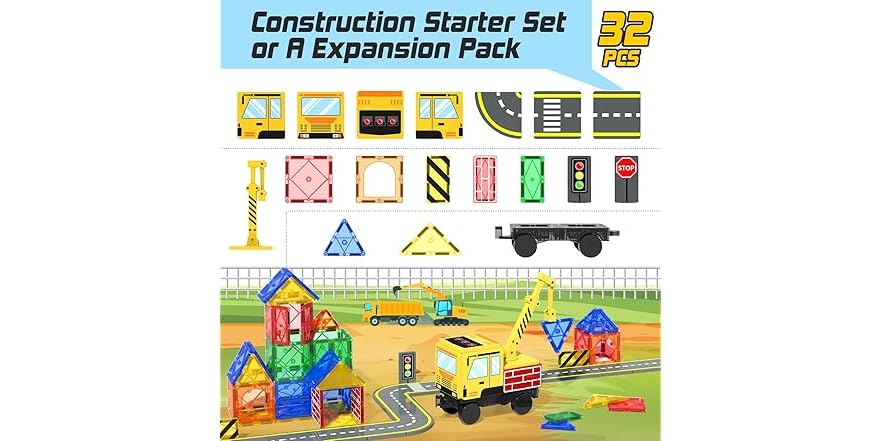 Soyee Magnetic Tiles Magnetic Building Blocks