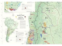 De Long Wine Map of South America