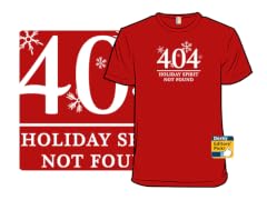 Holiday Spirit Not Found