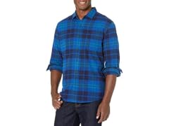 Amazon Essentials Regular-Fit Flannel Shirt (S)