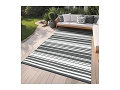 GarveeHome Outdoor Rug Mat for Patio, 9'x12'