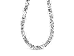 Sterling Forever Flat Link Chain