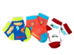 Zutano Cars Crew Socks (3 pr)