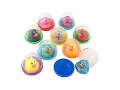1.5" Rubber Glitter Duckling in 2" Capsule 250ct