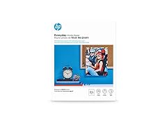 HP HP Everyday Photo Paper, Glossy, 8.5x11