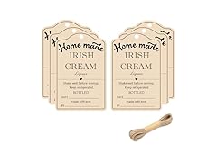 FENGHERUIA 50 Pack Homemade Irish Cream Liqueur 