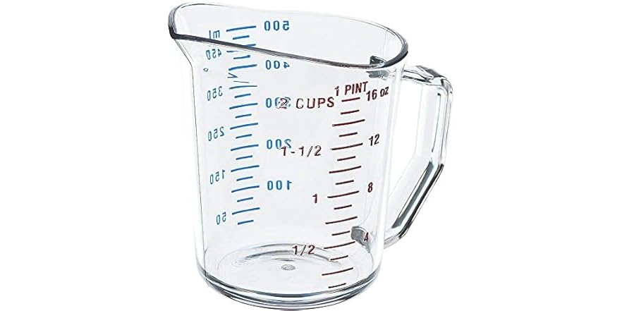 Camwear Clear Polycarbonate Measuring Cup (4 Qt)