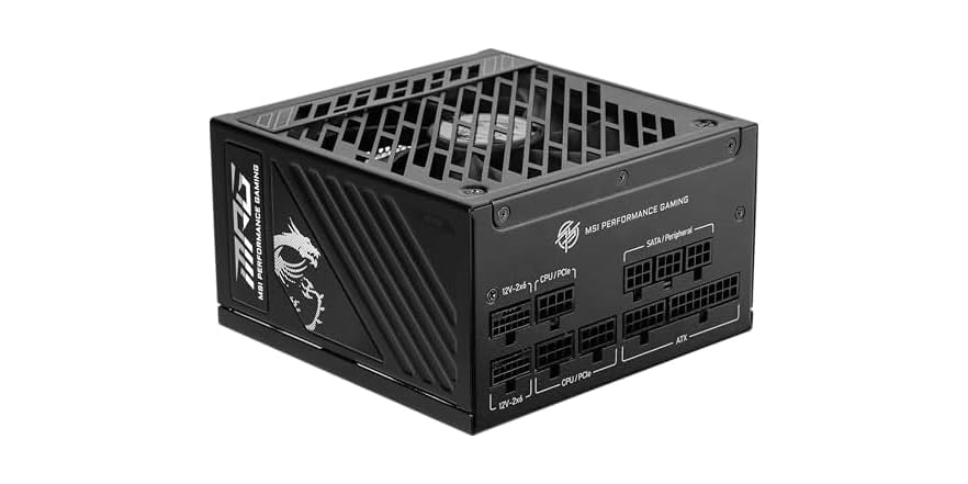MSI MPG A1250GS Modular 1250W Power Supply $119.99 (or $107.99 via Woot app)