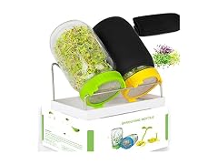 Kitmiido Seed Sprouting Kit Mason Jars