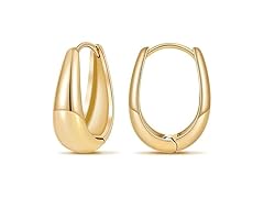 Lamdo Chunky Gold Hoop Earring