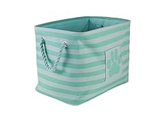 Bone Dry Pet Storage Collection Striped Paw Patch Bin