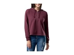 Lee Women Quarter Zip Fleece Hoodie