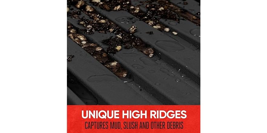 thumbnail image 2 of Motor Trend FlexTough 3pc Rubber Car Floor Mats - Thick Heavy Duty 2 of 12