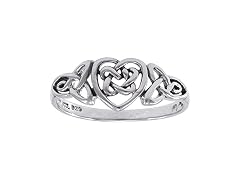 Silver Insanity Sterling Silver Celtic Ring