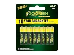 (24 Pack) GoGreen Power Eco Friendly Alkaline AAA Batteries
