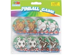 Assorted Plastic Mini Sport Ball Pinball Games
