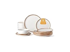 Plates and Bowls Set, 12 Pieces